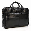 Vintage Men's Crazy Horse Genuine Leather Briefcase Cowhide Business Handbag Cow Leather Laptop Portfolio Shoulder Messenger Bag