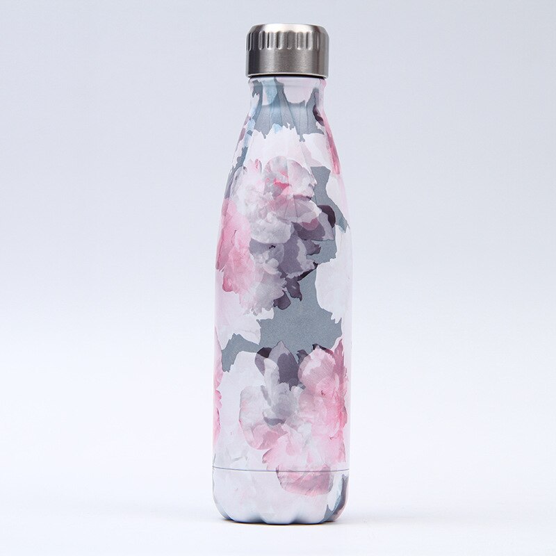 179-202 LOGO Custom Stainless Steel Water Bottle For Water Thermos Vacuum Insulated Cup DoubleWall Travel Drinkware Sports Flask