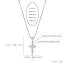 TOPGRILLZ 925 Sterling Silber Iced Zirkon Kreuz Anhänger Mode Hip Hop Schmuck für Frauen