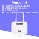 KuWFi 4G Router Sim Card 300mbps Unlocked 4G CPE Wireless Router 150mbps CAT4 Mobile Wifi Hotspot With Sim Card Slot 4 LAN Ports