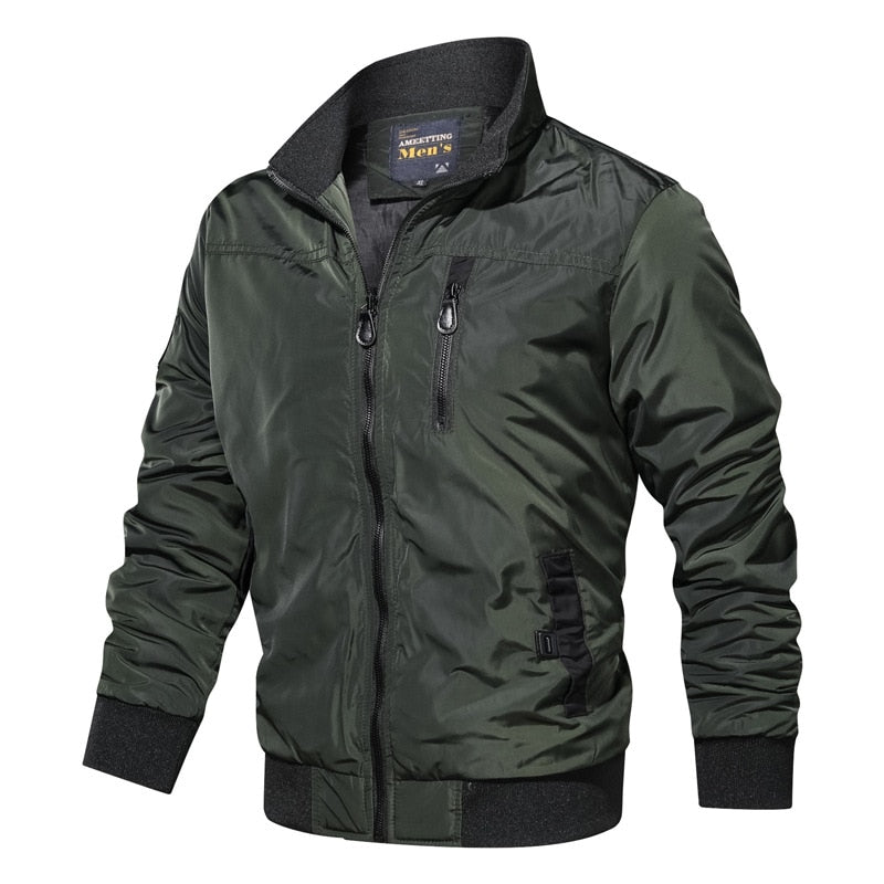 Chaquetas de otoño para hombre, chaqueta de bombardero Airsoft militar de invierno 2020, chaqueta de piloto nueva, chaqueta de carga informal de la Fuerza Aérea, ropa para hombre