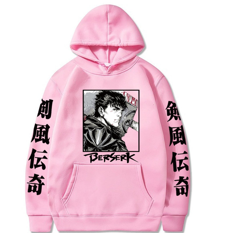 Hot Anine Berserk Hoodie Loose Casual Hip Hop Hombre y mujer Paños