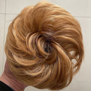 Tinashe Beauty banda elástica con cabello desordenado moño Scrunchy Chignon con banda elástica Messi postizos Donut para mujeres y niños