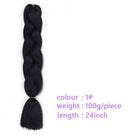 Black Star Hair Ombre Jumbo Extensiones de cabello trenzado Trenzas retorcidas de 24 pulgadas Fibra de cabello sintético para trenzado retorcido para mujeres
