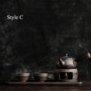 LUWU Teekanne aus Keramik, Teetasse, chinesisches Kung-Fu-Teeset, Trinkgeschirr