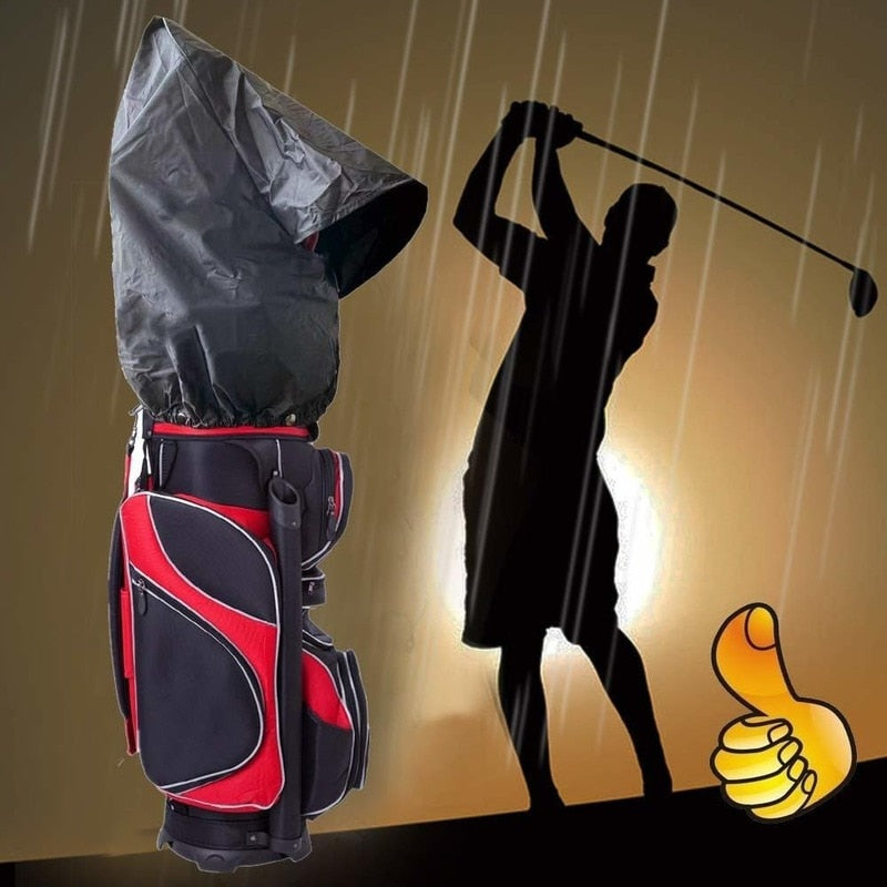 Regenschutz für Golftaschen, wasserdichter Kapuzenschutz, langlebig, leicht, Clubtaschen, Regenmantel für Männer und Frauen