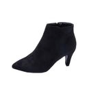 Boots Women Autumn Ankle Boots Sexy Flock High Heels 7CM Point Zipper Leopard Half Short Winter Boots Female Adult Shoes