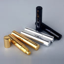 50 unids/lote, botella de Perfume de 10ML, vidrio chapado UV recargable con atomizador de aluminio, botellas de Spray, contenedores vacíos de muestra