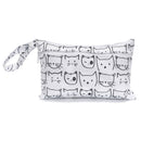 Waterproof Reusable Diaper Bag For Mom Menstrual Pads Kids Nappies Storage Printed Wetbag Maternity Stroller Wet Bag Washable