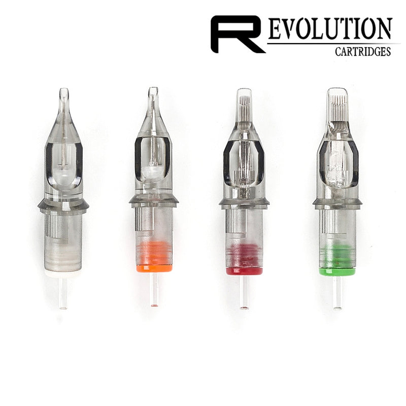 EZ Assorted New Mixed Revolution Tattoo Cartridge Needles RL RS M1 CM für Cartridge Machine Grips Tattoo Supply 200 Stück/Menge