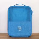 3 Layers Travel Shoe Bag Portable Organizer Storage Pack Bag 3 Pairs Shoes Fit For Trolley Case Travelling Luggage Handbag XA48C