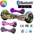 Self Balance Scooters Kids Gifts 6.5 Inch Hoverboard Smart Electric Hover Board Bluetooth Speaker 2 Wheels LED Flash Lights 500W