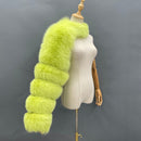 Fur Sleeve Women Fashion Luxury Real Fox Fur Coat Single Sleeve New Arrival