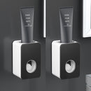Automatischer Zahnpastaspender Staubdichter Zahnbürstenhalter Wandhalterung Badezimmerzubehör-Set Squeezer