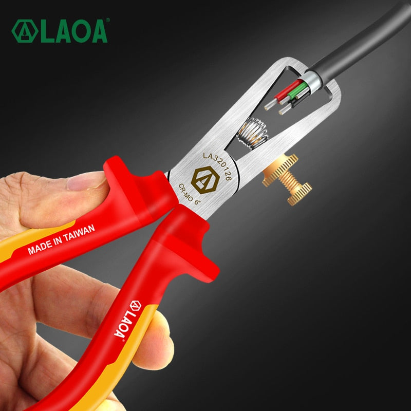 LAOA 6-inch VDE Strippers Insulated Insulated Cable Strippers Withstand High Temperature and Pressure