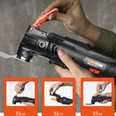 LOMVUM Power Renovator Cordless Oscillating 12V Woodworking Tools DIY Home Oscillator Multi Cutter Electric Trimmer Blade