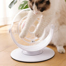 KIMPETS Pet Cat Toy Funny Cat Stick Rotating Space Cup Turntable Kitten Relieves Boredom Kitten Funny Cats Kitty Toy Supplies