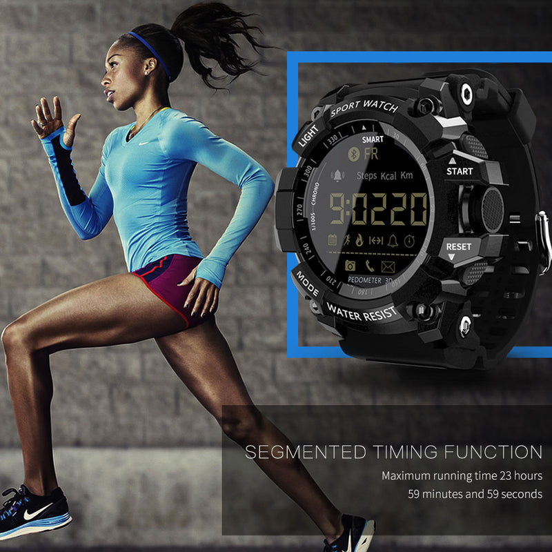 Lokmat Time Sport Smart Watch Fitness Actividad al aire libre Reloj IP67 Relojes impermeables Podómetro Mensaje de llamada Recordatorio para teléfono