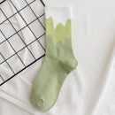 Socks Spring and Autumn ins pure cotton women&