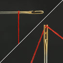 LMDZ, 12/24 Uds., aguja ciega, aguja para ancianos, agujas con orificio lateral, apertura lateral trasera, agujas de coser a mano de acero inoxidable, enhebrado