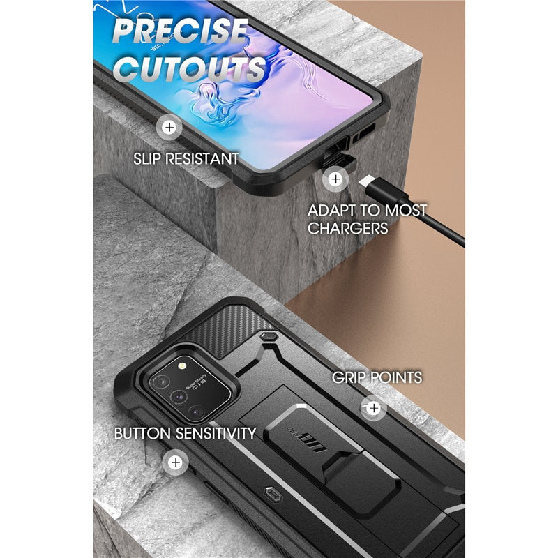 Für Samsung Galaxy S10 Lite Hülle (Version 2020) SUPCASE UB Pro Robuste Ganzkörper-Holster-Abdeckung mit integriertem Displayschutz