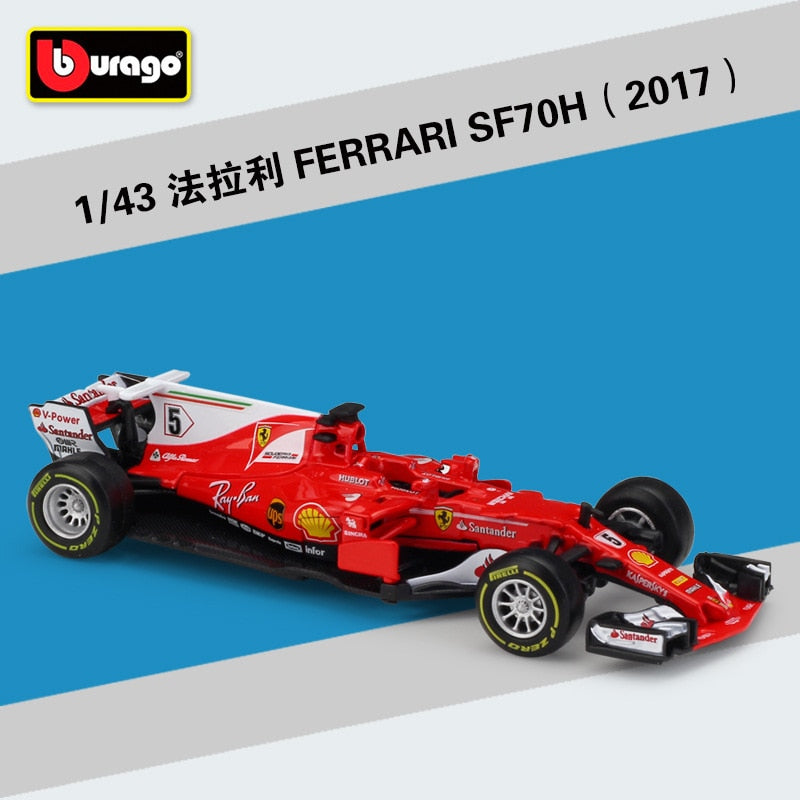 Bburago 1:43 mercedes-benz Team Lewis Hamilton W10-44 SF90 RB F1 Racing fórmula coche simulación estática Diecast aleación modelo coche