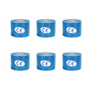 WorthWhile 6-teiliges Kinesiologie-Tape Athletic Recovery Elastisches Band Knieschoner Muskelschmerzlinderung Knieschoner für Fitnessstudio Fitness Bandage