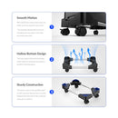 ORICO Computer Towers Stand Cart PC Cases Mobile Adjustable Computer CPU Holder with 4 Locking Caster Wheels for Gaming