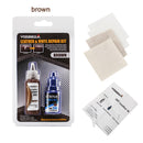 Gel de reparación de cuero líquido, herramienta para restaurar la piel, agujeros, arañazos, grietas, restauración, restaurador de vinilo, asientos de coche, sofá, chaqueta, monedero, zapatos