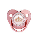 9 Farben Schnuller Babyparty Geschenk Bling Baby Dummy Silikon BPA frei Säuglingsnippel Neugeborene Schnuller für Babys Ich liebe Mama Papa