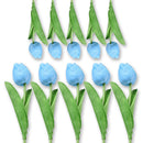 10pcs Tulip Artificial Flower Branch PU Tulipas Flor Artificial Bouquet Real Touch Fake Flower for Wedding Home Table Decoration