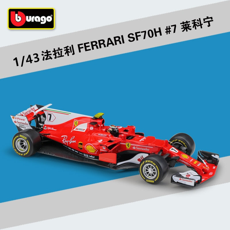 Bburago 1:43 Mercedes-Benz Team Lewis Hamilton W10-44 SF90 RB F1 Rennformelauto Statische Simulation Modellauto aus Druckgusslegierung