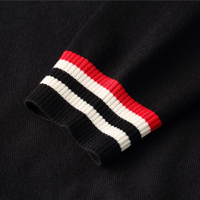 2022 Sweater Mens Clothes Fall Winter Men Clothing Long Sleeve Knitted Pullover Plus Size Striped High Quality Korean Style Tops