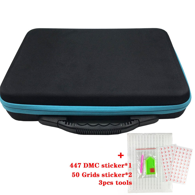 15/30/60/120 Bottles 5d Diamond Painting Accessories tools Storage Box Carry Case diamant painting tools Container Bag