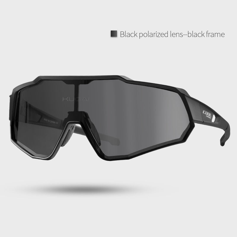 CoolChange Polarized Cycling Glasses Running Riding UV400 Bike Sunglasses Outdoor Sports MTB Bicycle Goggles Eyewear Men Women