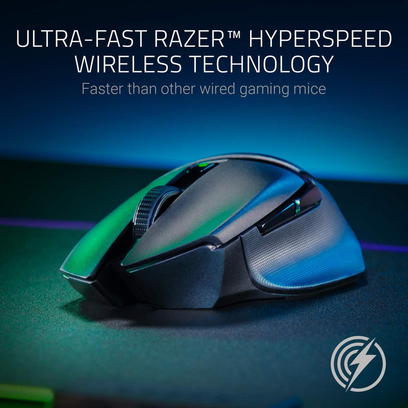 Razer Basilisk X Hyperspeed Wireless Gaming Mouse: Bluetooth- und Wireless-kompatibler optischer 16000-DPI-DPI-Sensor