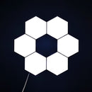 RGB Warm White,Cold White Multiple Color Touch Sensitive Remote Control Homeycomb DIY Quantum Wall Lamp
