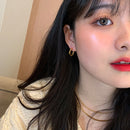 Pendientes Geo de titanio para mujer, joyería de acero inoxidable 361L, vestido de fiesta Punk Brincos T Show Runway, estilo coreano japonés raro INS