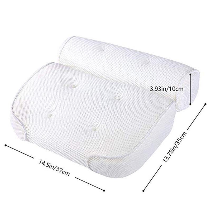 SPA Bath Pillow Soft Thickened Headrest Bathtub Pillow With Backrest Suction Cup Neck Cushion Bathroom Accessories Take a nap