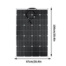 600w 1200w ETFE Solar Panel 12v Photovoltaic Home System Inverter Complete Kit Solar Cell Battery Charger For Car Boat Camping