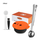 ICafilas180/60ml Refillable Espresso Coffee Maker Capsules for BOSCH Machine Tassimo Reusable Filter Coffee Pod Eco-Friendly