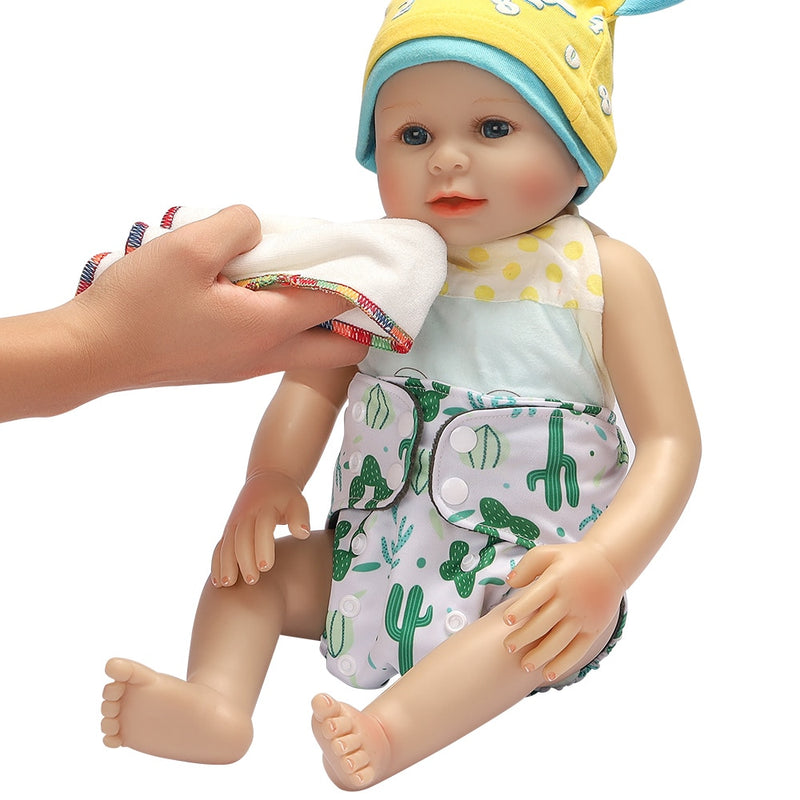 Pororo bamboo baby washable wipe Baby Towels Face Towel Handkerchief Bathing Feeding Washcloth burp cloths 10pcs