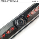 Placa de matrícula corta impermeable Universal 170 gran angular placa de matrícula de EE. UU. vista trasera de coche cámara de estacionamiento de respaldo 8 IR visión nocturna