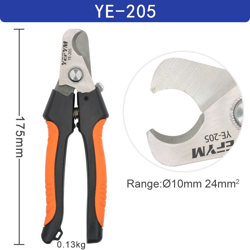 Abisolierzange 0,25-6mm²/10-24AWG YE-1 Kabelschneider praktisch elektrisch automatisch Multifunktions-Reparatur-Crimpwerkzeuge