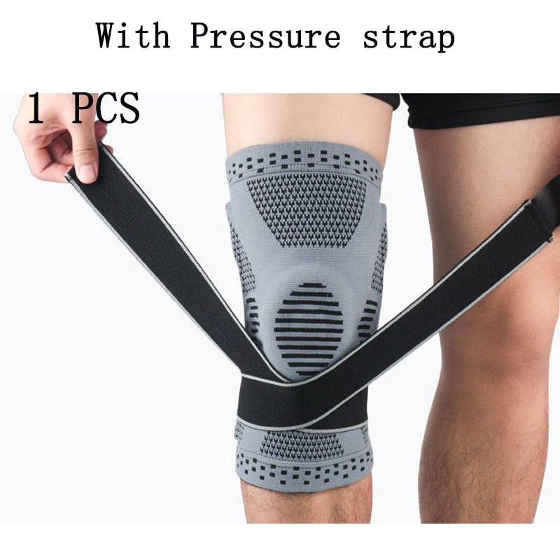 1 STÜCKE Knieschoner Kompression Fitness Knieschoner Laufen Basketball Kniestütze Sport Brace Sleeve Volleyball Patella Protect Guard