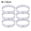 6 8 10 CM Stainless Steel Tart Mold Ring Tartlet Cake Mousse Molds Cookies Pastry Circle Cutter Pie Ring Perforated