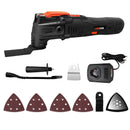 LOMVUM Power Renovator Cordless Oscillating 12V Woodworking Tools DIY Home Oscillator Multi Cutter Electric Trimmer Blade