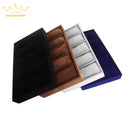 Bracelet Tray 4 Grids Jewelry Display Box Jewelry Pillow Display Prop Watches Bracelet Showcase Watch Tray