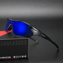 Comaxsun Polarized Sports Men Sunglasses Road Cycling Glasses Mountain Bike Bicycle Riding Protection Goggles Eyewear 5 Len 816