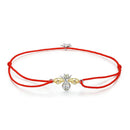 bamoer Guardian Lucky Fish Rope Chain Bracelet for Couple Sterling Silver 925 Star Enamel Jewelry Friendship Bracelets SCB145